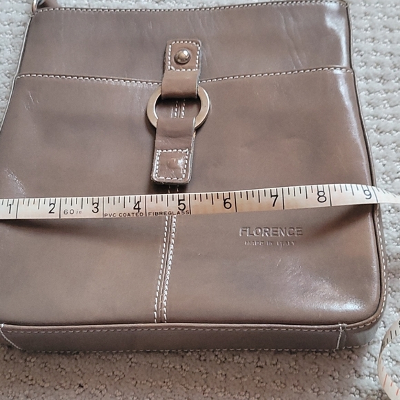 Florence Borse In Pelle Real Leather Crossbody Purse - Picture 11 of 15